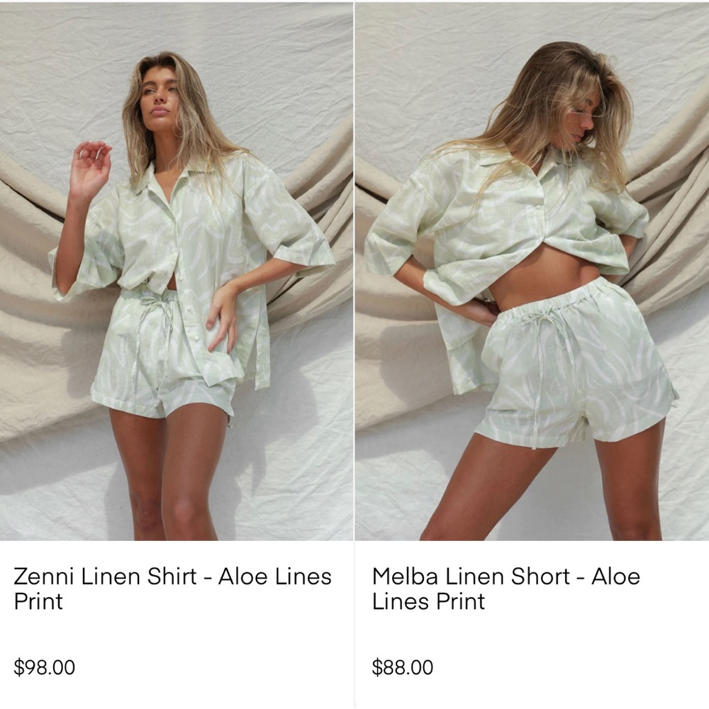 Stone cold fox linen set